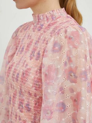 Bluza s printom Bruuns Bazaar ružičasta