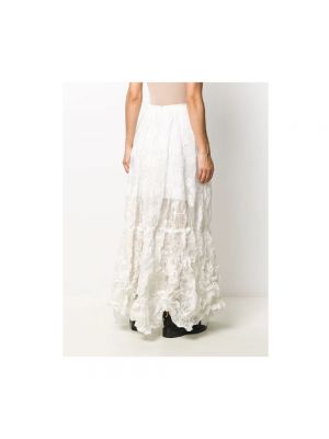 Falda larga Nina Ricci blanco