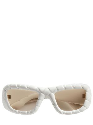 Slnečné okuliare Bottega Veneta biela