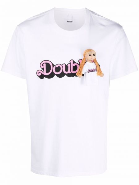 Camiseta con apliques Doublet blanco