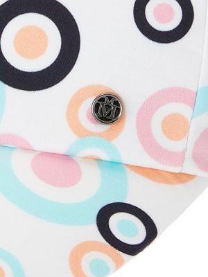 Bavlněná kšiltovka s potiskem s tygřím vzorem Maison Michel bílá