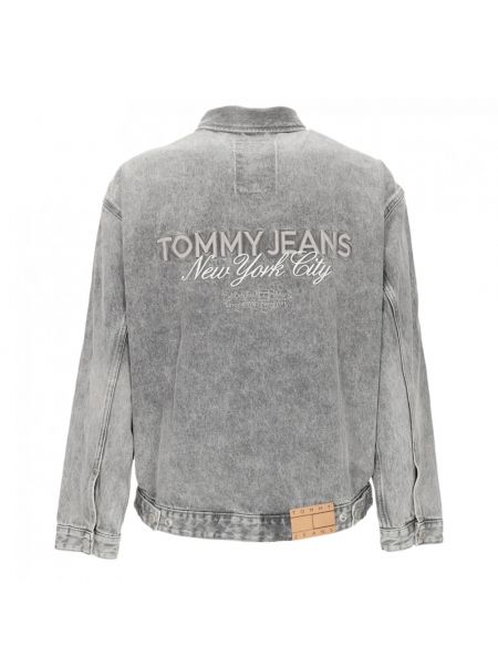 Oversize jeansjacke Tommy Hilfiger schwarz