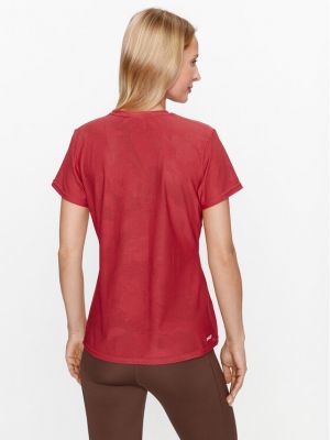 Žakárové tričko s krátkými rukávy New Balance červené