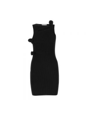 Sukienka mini z wiskozy Coperni czarna