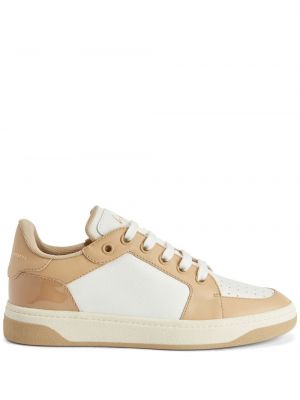 Læder sneakers Giuseppe Zanotti hvid