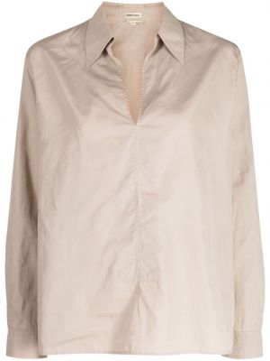 Bavlnená košeľa Hermès béžová
