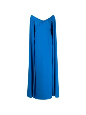 Niebieska sukienka Marchesa