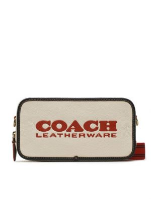 Чанта през рамо Coach бежово