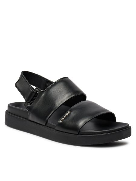 Sandali brez pet Calvin Klein črna