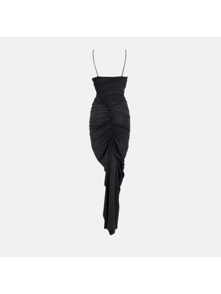 Vestido ajustado con escote v Victoria Beckham negro