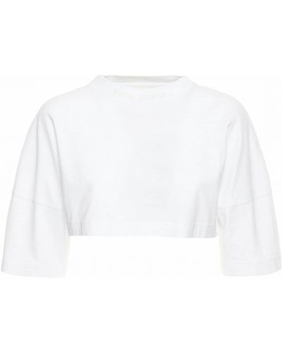 T-shirt oversize Palm Angels bianco