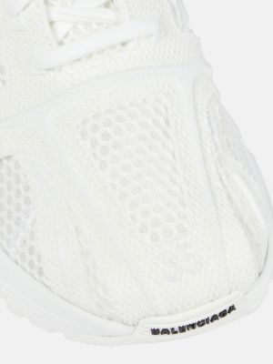 Sneakers in mesh Balenciaga bianco