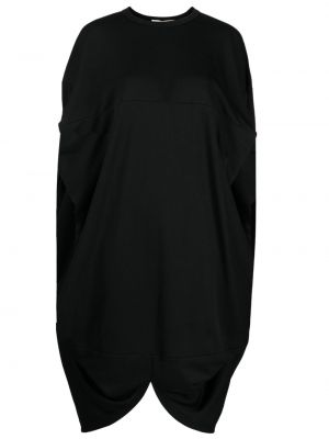 Asimetrična haljina oversized Comme Des Garçons crna