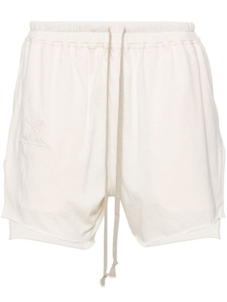 Shorts en coton Rick Owens X Champion beige