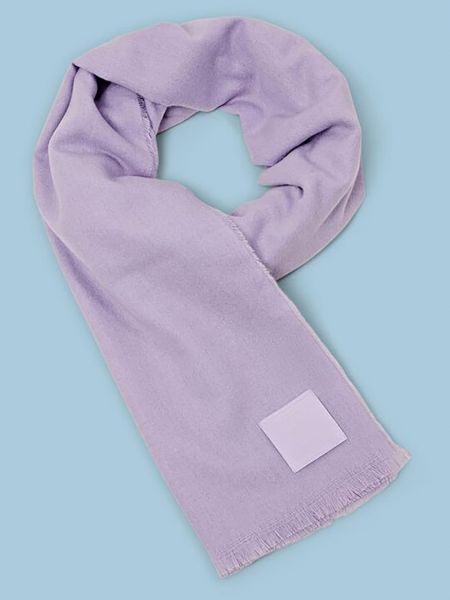 Шерстяной шарф Esprit фиолетовый