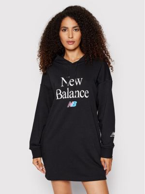 Плетена oversize рокля New Balance черно