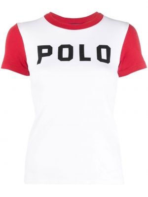 T-shirt med mönster i rutigt Polo Ralph Lauren