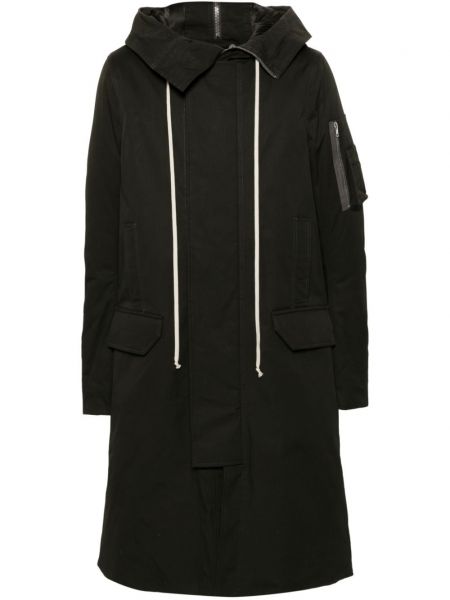 Hætte parka Rick Owens grøn