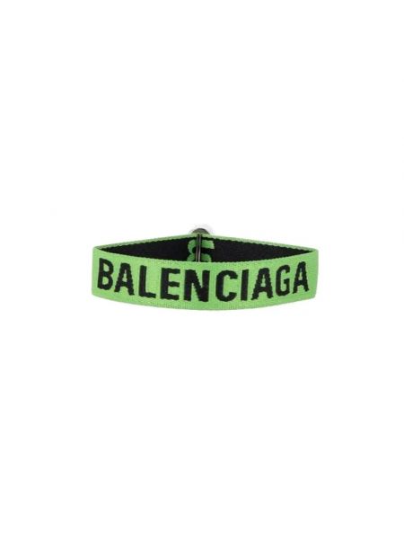 Bransoletka retro Balenciaga Vintage zielona