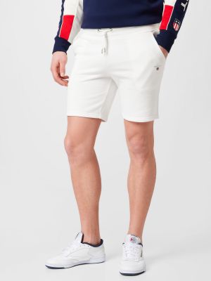 Спортни панталони Gant бяло
