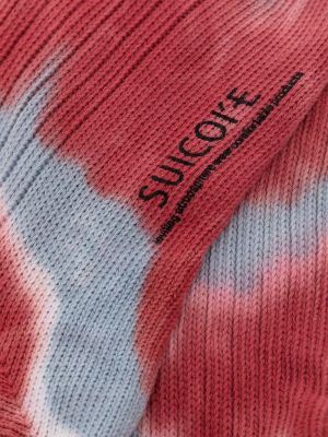 Chaussettes tie dye Suicoke rouge