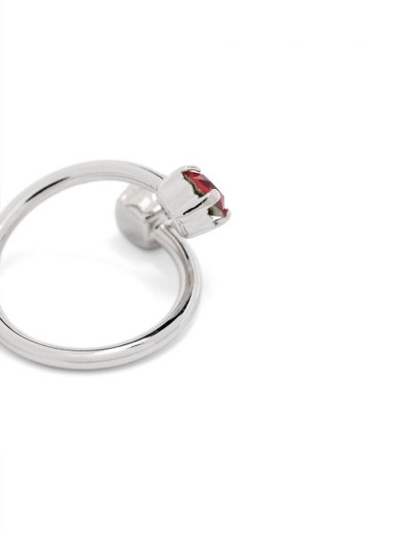 Křišťálový prsten Justine Clenquet stříbrný