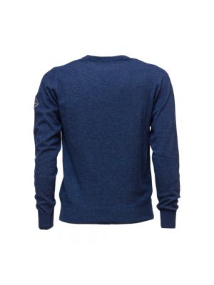 Jersey de lana de tela jersey con estampado de cachemira Roy Roger's azul