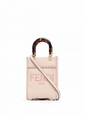 Тоут сумка Fendi, розовая