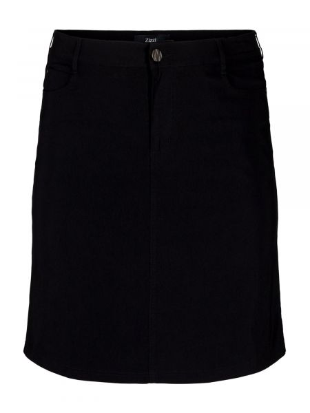 Džínsová sukňa Zizzi čierna