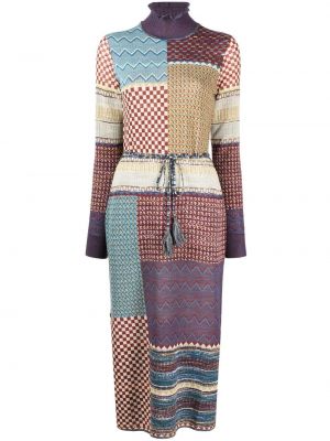 Pletené šaty s potiskem Ulla Johnson