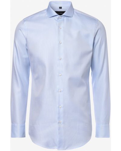 Niebieska koszula slim fit bawełniana Van Graaf