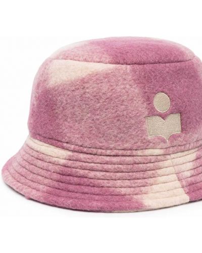 Sombrero a cuadros Isabel Marant rosa