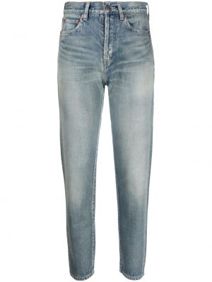 Jeans skinny taille haute slim Saint Laurent