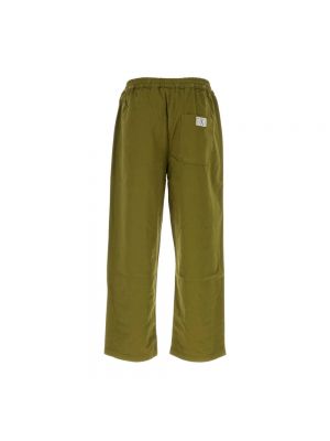 Pantalones de algodón Aries verde