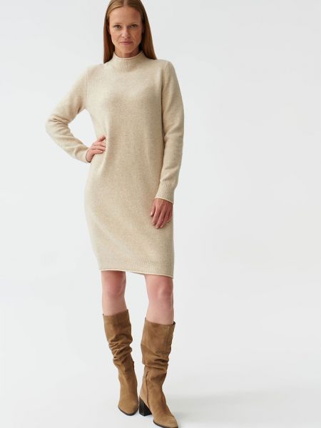 Платье-свитер Tatuum бежевое