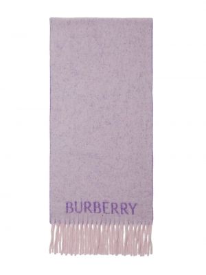 Echarpe en laine en alpaga Burberry violet