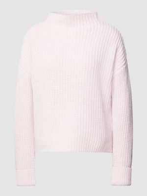 Dzianinowy sweter Selected Femme różowy