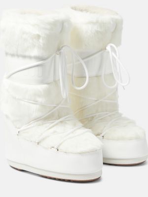 Ботинки Moon Boot белые