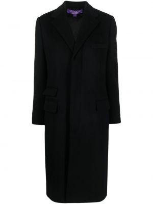 Вълнено палто Ralph Lauren Collection черно