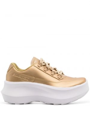 Platform talpú sneakers Comme Des Garçons aranyszínű