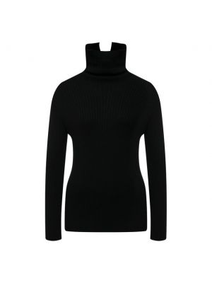 Черный шерстяной свитер Y`s