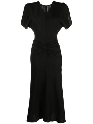 Μini φόρεμα Victoria Beckham μαύρο