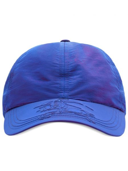 Kepurė su snapeliu Burberry mėlyna