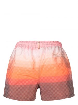 Shorts à carreaux Paul Smith orange
