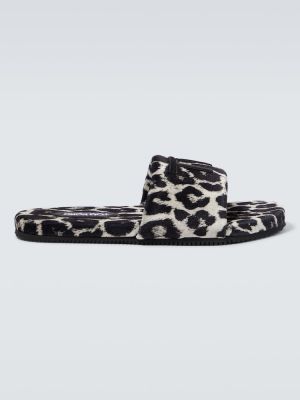 Calzado con estampado leopardo Tom Ford negro
