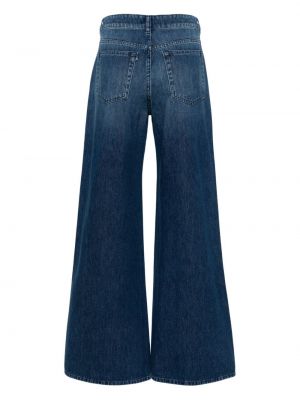 Jeans taille basse large 3x1 bleu