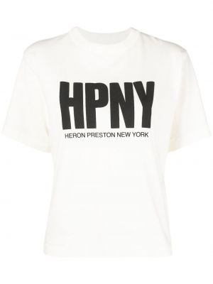 Kokvilnas t-krekls ar apdruku Heron Preston