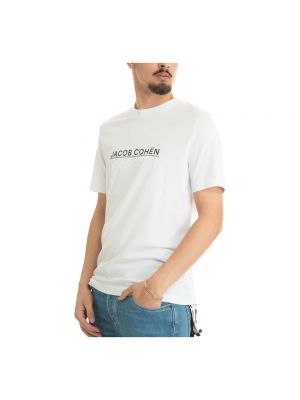 Camiseta de algodón Jacob Cohen blanco