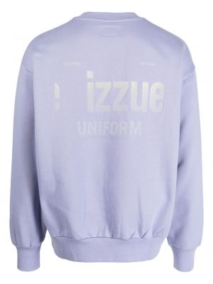 Sweatshirt mit print mit rundem ausschnitt Izzue lila