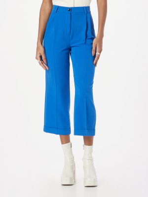 Pantaloni plissettati Sisley azzurro